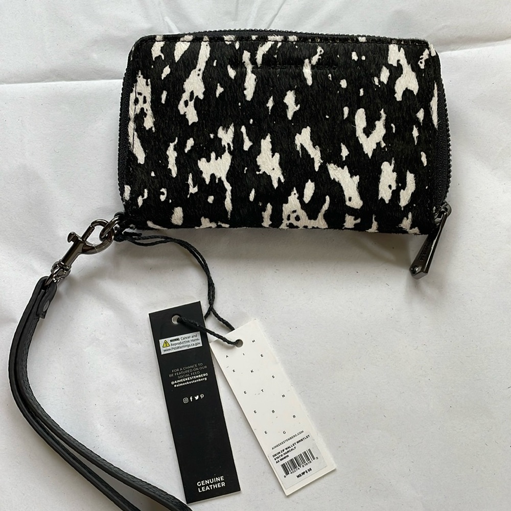 Aimee kestenberg leather calf hair wallet